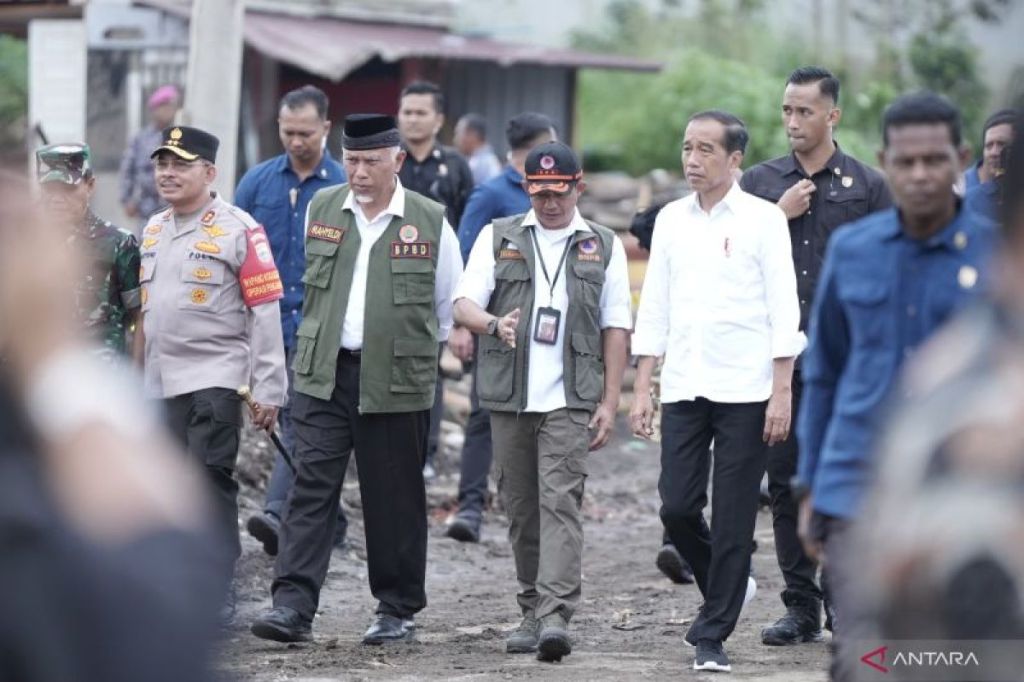 Presiden Perintahkan Pembangunan Sabodam Marapi Dimulai Tahun Ini, Gubernur Sumbar Ajukan 5 Permohonan Terkait Penanganan&nbsp;Bencana