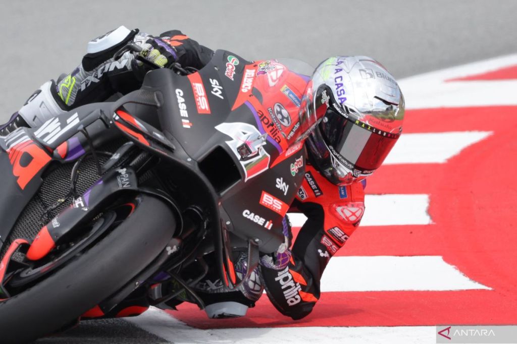 Aleix Espargaro pimpin balapan GP Catalunya dari posisi&nbsp;terdepan