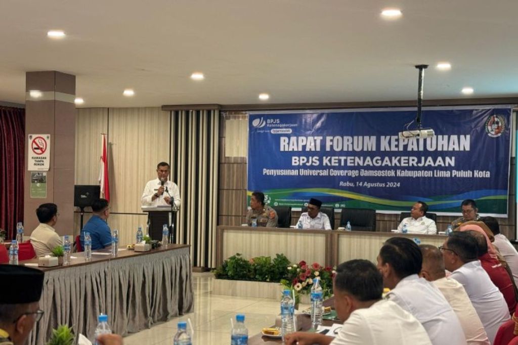 Pemda Lima Puluh Kota susun Universal Coverage Jamsostek&nbsp;(UCJ)