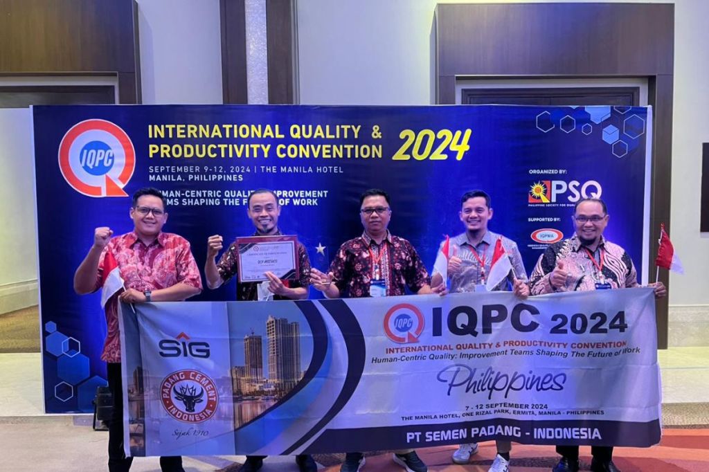 Luar biasa, Tim Inovasi PT Semen Padang raih penghargaan tertinggi di IQPC&nbsp;Filipina